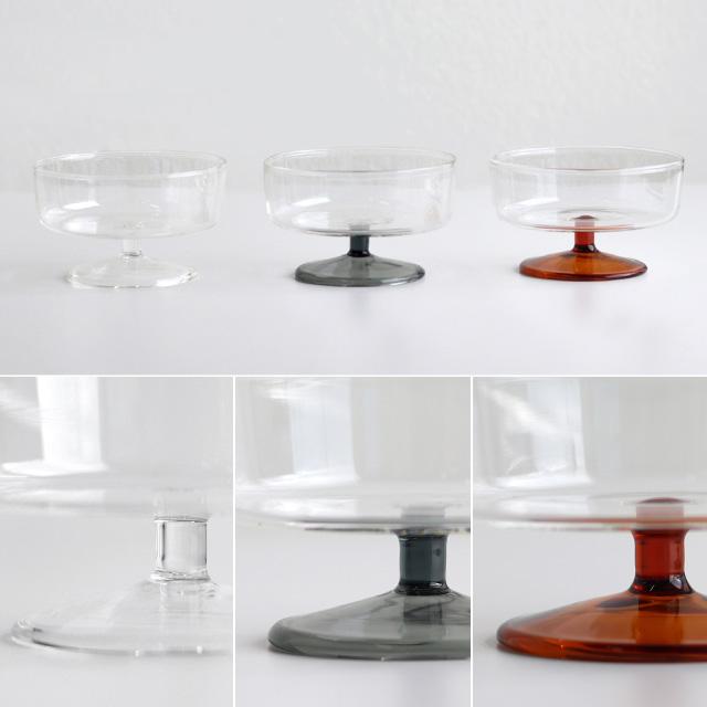 アンティーク　高台ガラスコンポート皿　デザート皿　5客　カフェ　パフェ アンティーク 高台ガラスコンポート皿 デザート皿 5客 カフェ パフェ