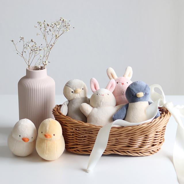 Nouer des liens ぬいぐるみラトル A80616(ベビー おもちゃ 鈴