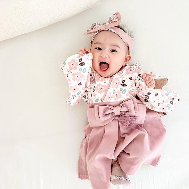 mocmof（モクモフ） 袴 ロンパース 622-456024(袴ロンパース 女の子