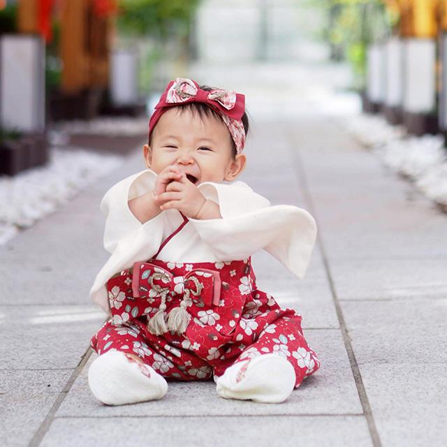 mocmof 袴 ロンパース 622-456024(袴ロンパース 男の子 女の子 80 70 