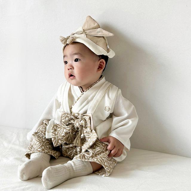 mocomoco ベビー袴 mocmof（モクモフ） 袴 ロンパース プレミアム 622-456025(ベビー服