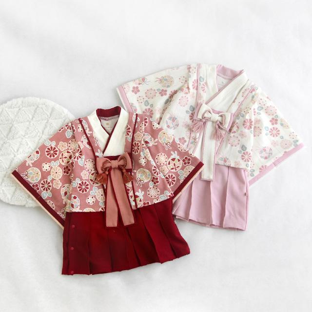 mocmof 十二単ドレス プレミアム 622-456026(ベビー服 女の子 100日