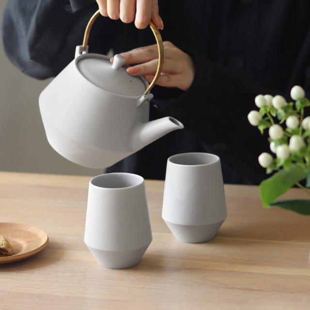 Frustum 湯呑(湯呑み おしゃれ 来客 湯呑み茶碗 美濃焼 日本製