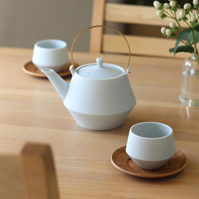 Frustum 土瓶＆煎茶ギフトセット(急須 湯呑み セット ペア 結婚祝い 