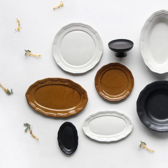 LA MOISSON ビストロ オーバルプレート 16cm(プレート リム おしゃれ