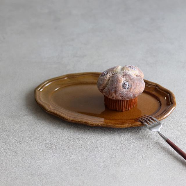 LA MOISSON ビストロ オーバルプレート 24cm(プレート リム おしゃれ