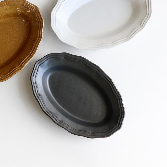 LA MOISSON ビストロ オーバルディープ(深皿 大皿 益子焼 陶器