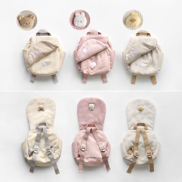mocmof どうぶつワンポイントベビーリュック 622-456041(ベビーリュックサック 女の子 男の子 かわいい一升餅 1歳 一升米 誕生日プレゼント おしゃれ 出産祝い) | mocmof | 06