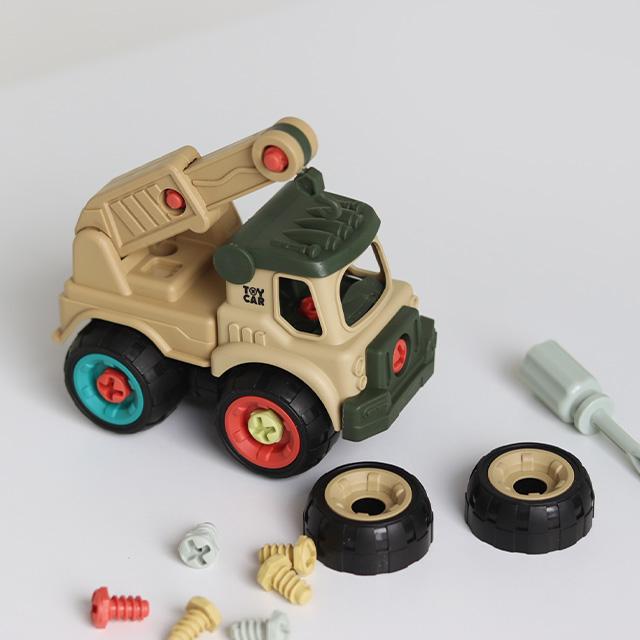 F.O.TOY BOX DIY TOY CARS 4点セット 6941302(車 おもちゃ 男の子