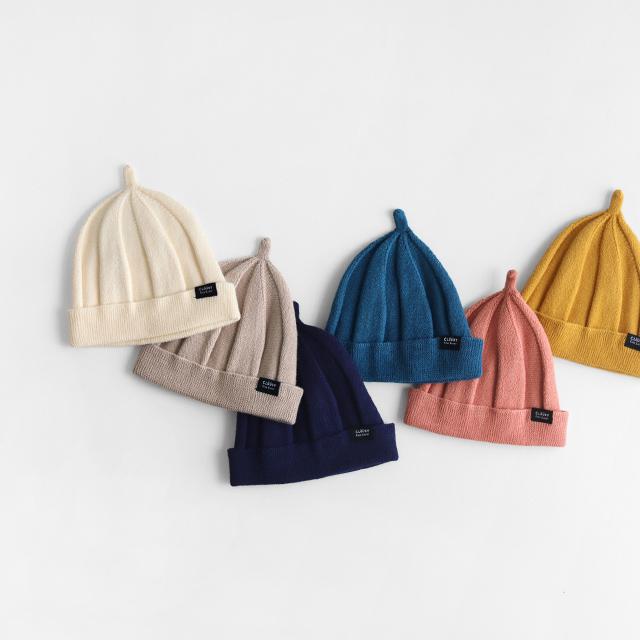 CLOUDY，FINE LATER メレンゲニット帽 522-477039(ベビー ニット帽 男の子 女の子 キッズ 帽子 おしゃれ 出産祝い ギフト とんがり ニット どんぐり) | CLOUDY FINE LATER | 02