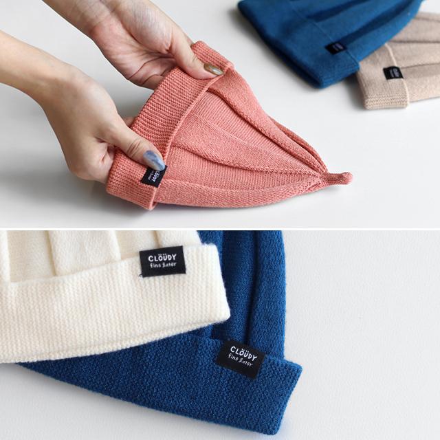 CLOUDY，FINE LATER メレンゲニット帽 522-477039(ベビー ニット帽 男の子 女の子 キッズ 帽子 おしゃれ 出産祝い ギフト とんがり ニット どんぐり) | CLOUDY FINE LATER | 03