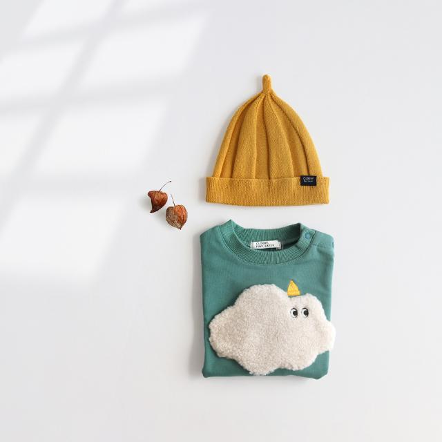 CLOUDY，FINE LATER メレンゲニット帽 522-477039(ベビー ニット帽 男の子 女の子 キッズ 帽子 おしゃれ 出産祝い ギフト とんがり ニット どんぐり) | CLOUDY FINE LATER | 06