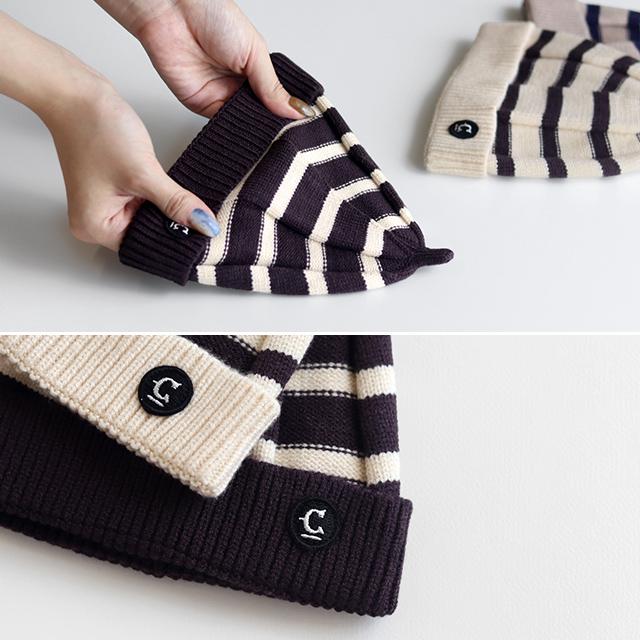 CLOUDY，FINE LATER メレンゲMIXニット帽 522-477040(ベビー ニット帽 男の子 女の子 キッズ 帽子 おしゃれ 出産祝い ギフト とんがり ニット どんぐり) | CLOUDY FINE LATER | 03