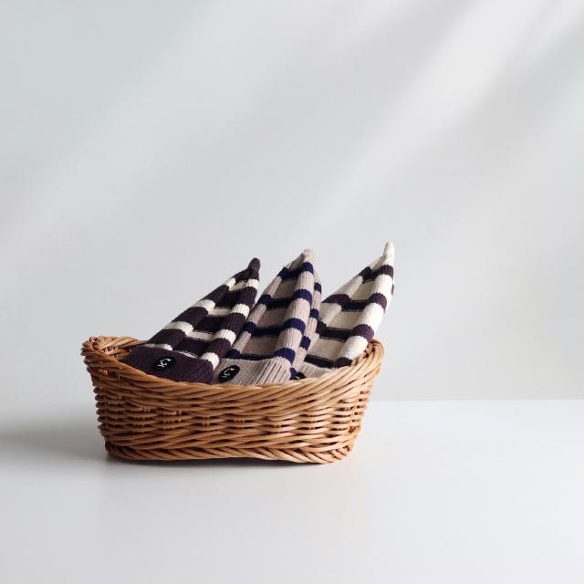 CLOUDY，FINE LATER メレンゲMIXニット帽 522-477040(ベビー ニット帽 男の子 女の子 キッズ 帽子 おしゃれ 出産祝い ギフト とんがり ニット どんぐり) | CLOUDY FINE LATER | 07