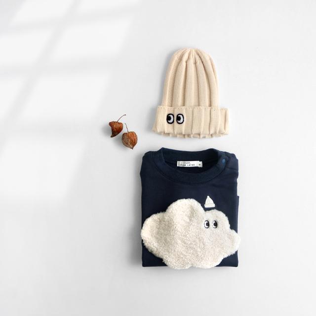 CLOUDY，FINE LATER カヌレニット帽 522-477042(ベビー ニット帽 男の子 女の子 キッズ 帽子 おしゃれ 出産祝い ギフト とんがり ニット) | CLOUDY FINE LATER | 05