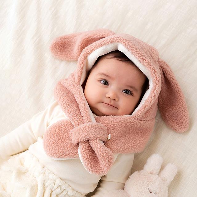 Nouer des liens みみつきフードウォーマー A80825(ネックウォーマー