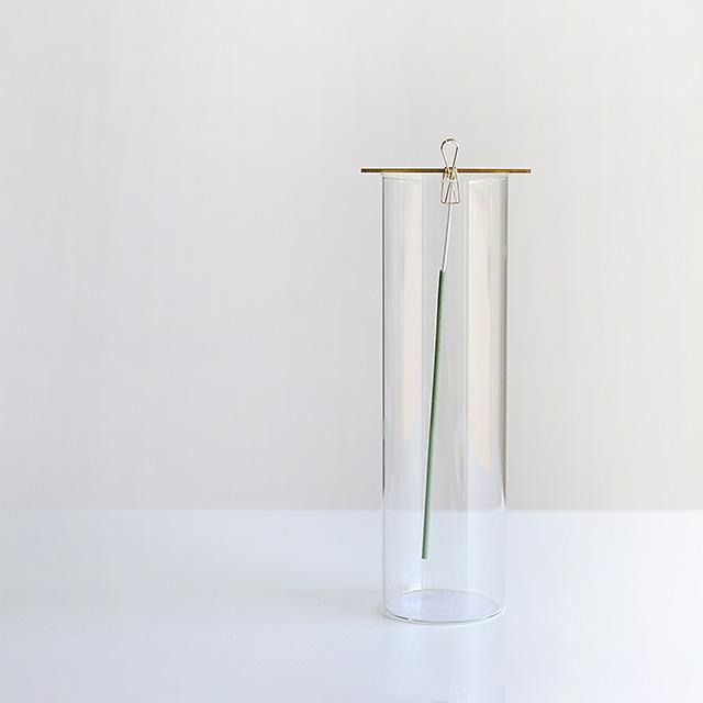 more from less お香＆香立てセット IN-03(お香立て ガラス おしゃれ