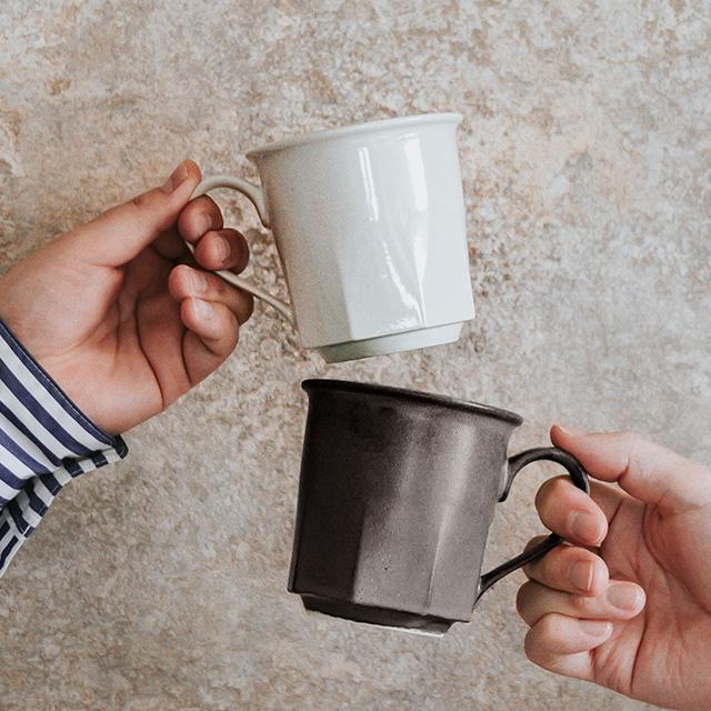 CHIPS ANCIENT POTTERY Octagonal Mug cup(マグカップ おしゃれ