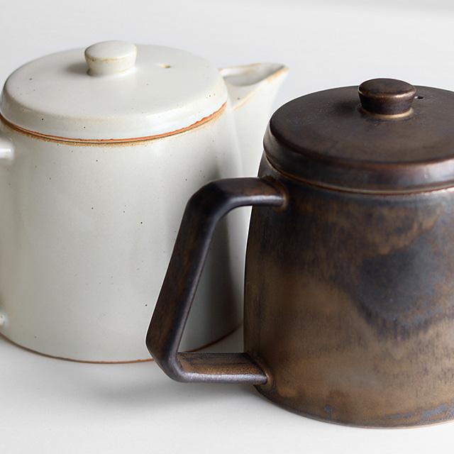 CHIPS ANCIENT POTTERY Pot(ティーポット 陶器 白 北欧 おしゃれ