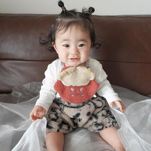 mocmof 節分変身セット 622-556007(鬼 衣装 ベビー ブルマ スタイ 赤ちゃん 女の子 男の子 かわいい コスプレ 仮装 赤鬼 青鬼 節分 豆まき 70 6ヶ月 0歳) | mocmof | 08