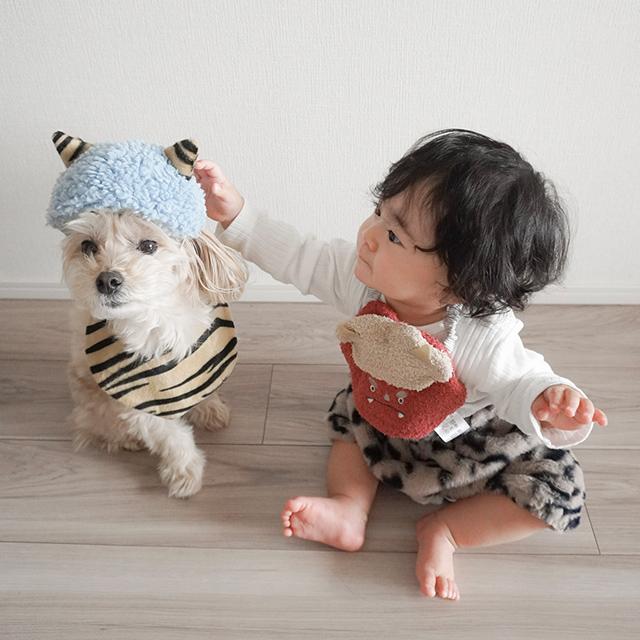 mocmof 節分変身セット 622-556007(鬼 衣装 ベビー ブルマ スタイ 赤ちゃん 女の子 男の子 かわいい コスプレ 仮装 赤鬼 青鬼 節分 豆まき 70 6ヶ月 0歳) | mocmof | 09