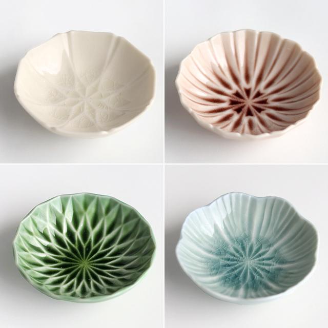 CDF etendue 花音 豆鉢(豆皿 おしゃれ 安い 美濃焼 食器 花型 醤油皿