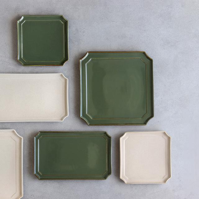 長皿9客 CDF etendue まひろ 長角皿(長皿 おしゃれ 和食器 プレート 皿