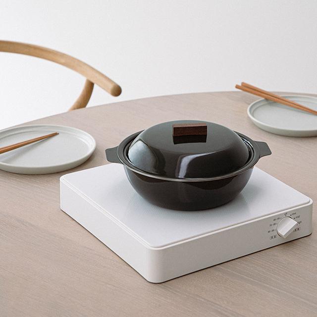 KINTO（キントー） KAKOMI IH琺瑯鍋 1L(鍋 IH対応 22cm 小さめ