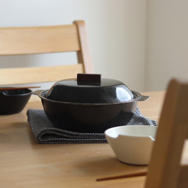 KINTO（キントー） KAKOMI IH琺瑯鍋 1L(鍋 IH対応 22cm 小さめ