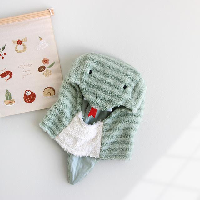 ampersand ヘビボアフード 6574044(ヘビ 子供 衣装 年賀状 写真 へび年 子ども コスプレ 被り物 ベビー キッズ かわいい お正月 帽子 フード 冬 男の子 女の子) |  | 05