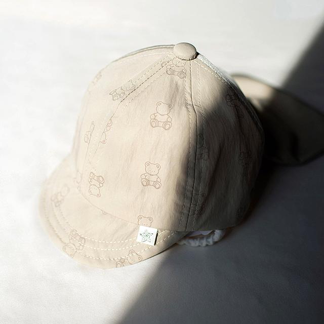 mocmof 柄が浮き出る 日よけ付きベビーキャップ 622-560186(赤ちゃん 帽子 ぼうし 48cm 日除け 春 女の子 夏 男の子 1歳 0歳 46cm 出産祝い ブランド） | mocmof | 03