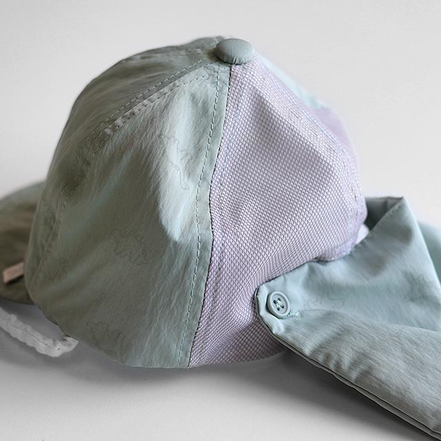 mocmof 柄が浮き出る 日よけ付きベビーキャップ 622-560186(赤ちゃん 帽子 ぼうし 48cm 日除け 春 女の子 夏 男の子 1歳 0歳 46cm 出産祝い ブランド） | mocmof | 05