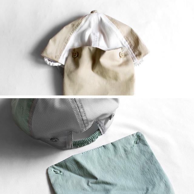 mocmof 柄が浮き出る 日よけ付きベビーキャップ 622-560186(赤ちゃん 帽子 ぼうし 48cm 日除け 春 女の子 夏 男の子 1歳 0歳 46cm 出産祝い ブランド） | mocmof | 06