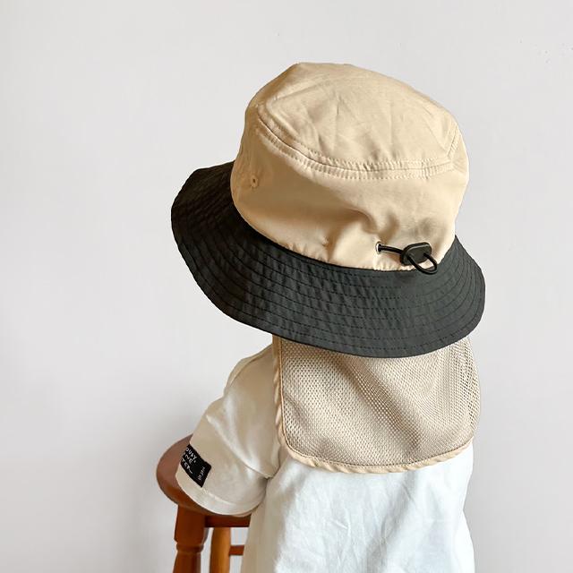 CLOUDY，FINE LATER メッシュサンシェード付きハット 522-569020(子供 帽子 52cm 子ども 男の子 キッズ かっこいい おしゃれ あご紐 つば広 ナイロン 春 夏) | CLOUDY FINE LATER | 09