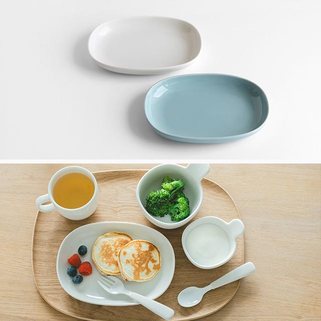 KINTO キントー NEST 8pcs セット(ベビー 食器 セット 陶器 プレート 出産祝い 女の子 男の子 離乳食 お食い初め おしゃれ 可愛い 赤ちゃん 皿 ボウル マグ)の画像