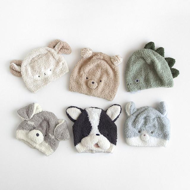 mocmof マシュマロニット アニマルキャップ 622-570290(ベビー ニット帽 耳付き 猫耳 動物 おしゃれ かわいい 出産祝い ギフト 新生児 男の子 女の子48cm 秋冬) | mocmof | 02