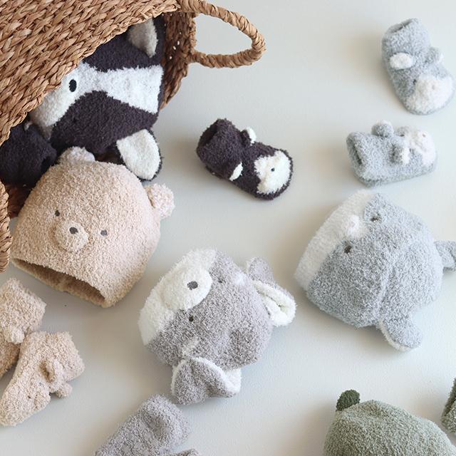 mocmof マシュマロニット アニマルキャップ 622-570290(ベビー ニット帽 耳付き 猫耳 動物 おしゃれ かわいい 出産祝い ギフト 新生児 男の子 女の子48cm 秋冬) | mocmof | 05