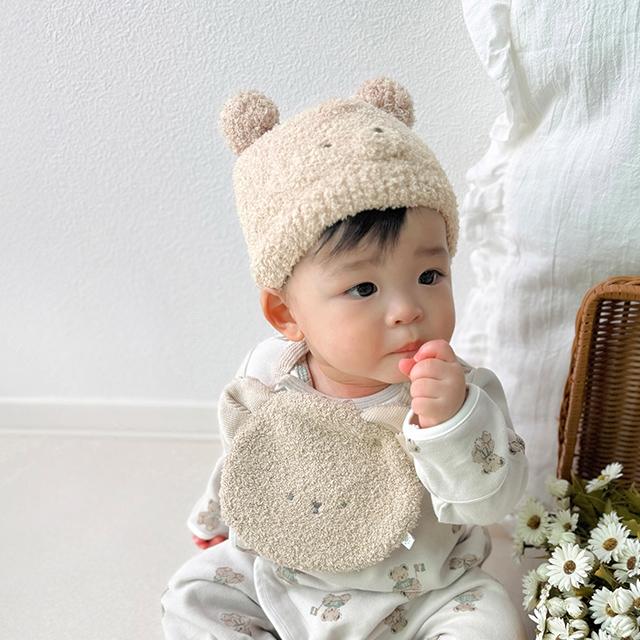 mocmof マシュマロニット アニマルキャップ 622-570290(ベビー ニット帽 耳付き 猫耳 動物 おしゃれ かわいい 出産祝い ギフト 新生児 男の子 女の子48cm 秋冬) | mocmof | 06