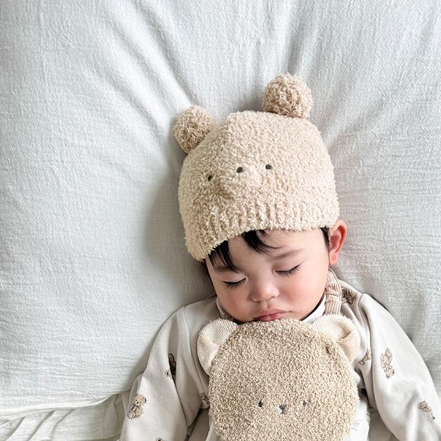 mocmof マシュマロニット アニマルキャップ 622-570290(ベビー ニット帽 耳付き 猫耳 動物 おしゃれ かわいい 出産祝い ギフト 新生児 男の子 女の子48cm 秋冬) | mocmof | 07