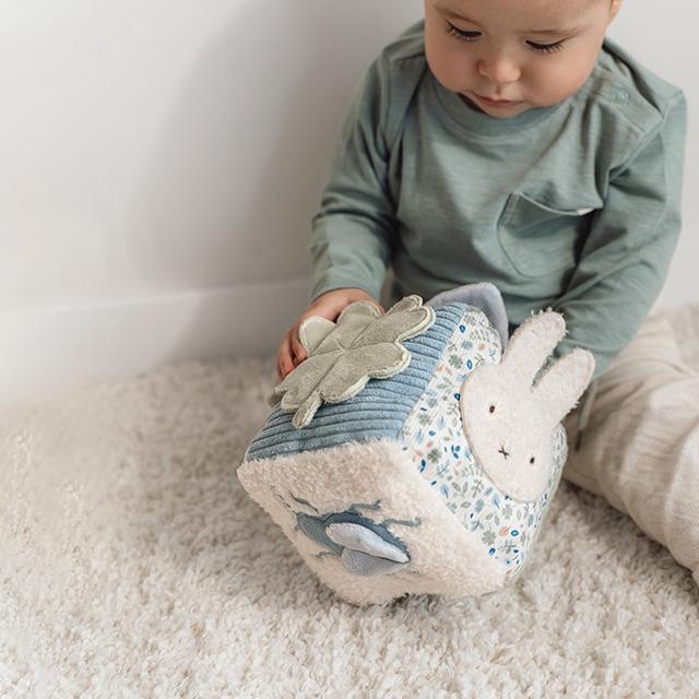 miffy×Little Dutch キューブトイ(布おもちゃ ベビー ミッフィー 出産