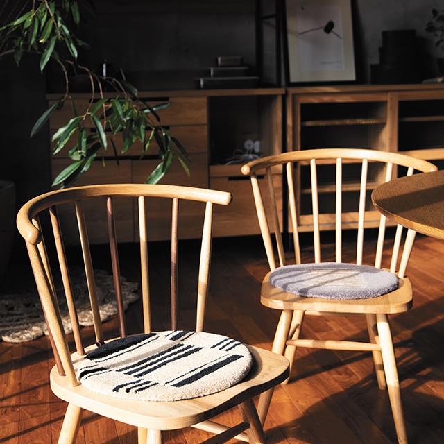 a.depeche（アデペシュ） a.depeche pell ペル ウールチェアパッド