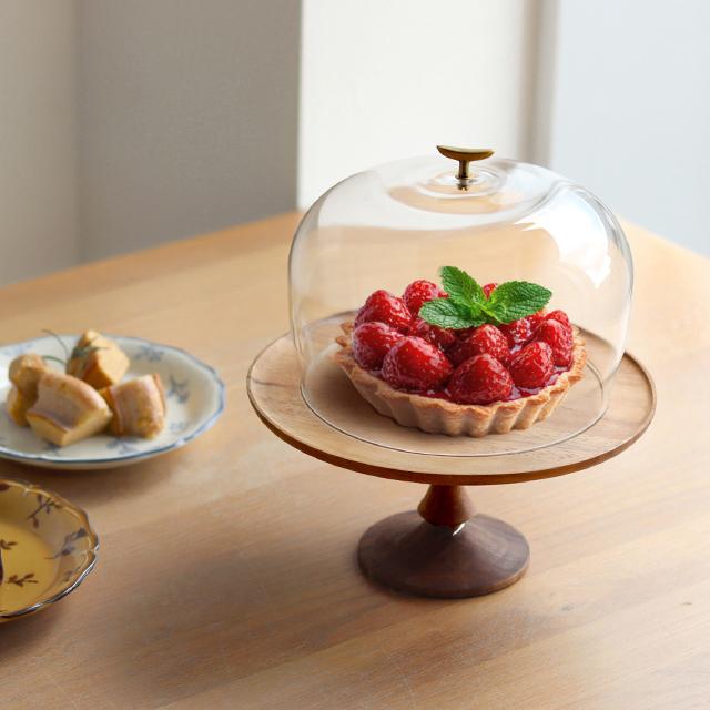 shesay リューズガラス ガラスドーム L 108252(ケーキドーム ケーキ