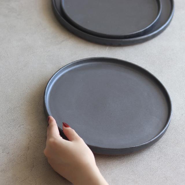 THE HARVEST kuro スタックトレイプレート 23.5cm HVDW-46(プレート