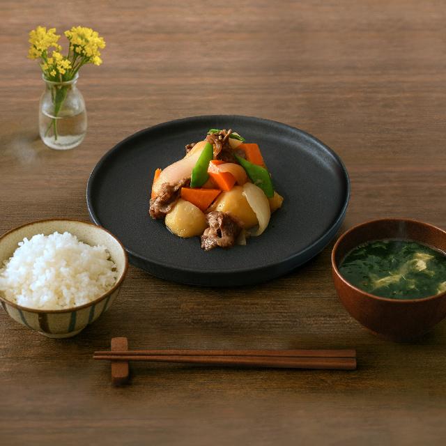 THE HARVEST kuro スタックトレイプレート 23.5cm HVDW-46(プレート