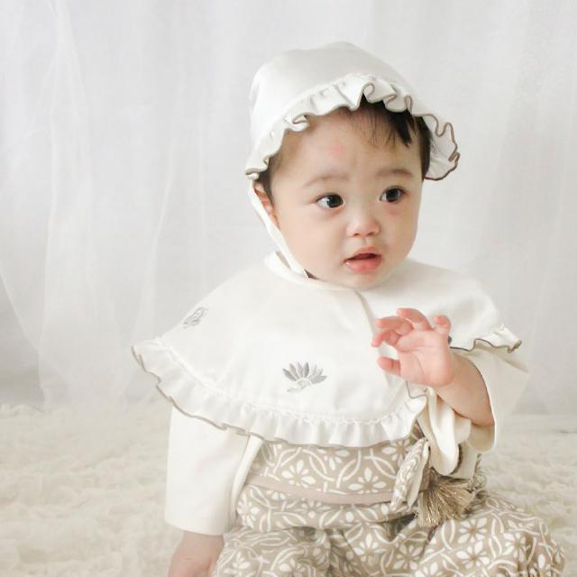 mocmof（モクモフ） お宮参りスタイ3点セット 622-650004(お宮参り