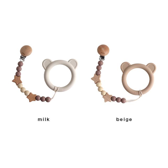 fika（フィーカ） fika holder×bear teether ホルダー歯固めセット(歯