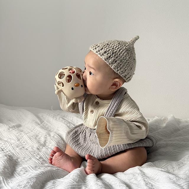 fika cocco ball(ベビーボール シリコーン 赤ちゃん おもちゃ ファーストトイ 出産祝い ギフト プレゼント おしゃれ かわいい 男の子 女の子 シリコンボール) | fika（ベビー） | 09