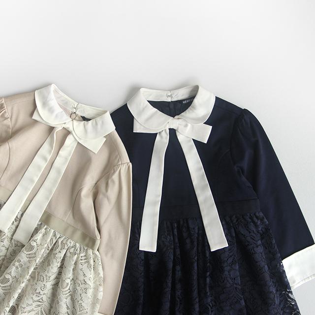 toi toi toi ルメールワンピース 156594(卒園式 入学式 スーツ 女の子 ワンピース 120 フォーマル セレモニー 服 衣装 ピアノ 発表会 子供服 きれいめ 上品)の画像