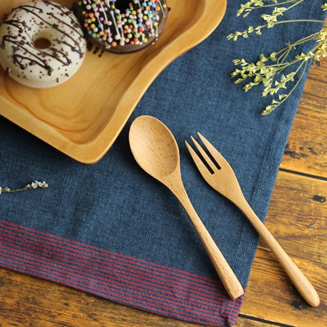 新作 スプーン デザートスプーン フォーク ブナの木のカトラリー 人気 木製 カトラリーセット デザートフォークセット 大人 木 セット おしゃれ カトラリー 食器 グラス カトラリー