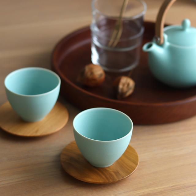 SALIU（サリュウ） SALIU YUI 結 土瓶急須＆湯呑み＆山桜 茶敷セット